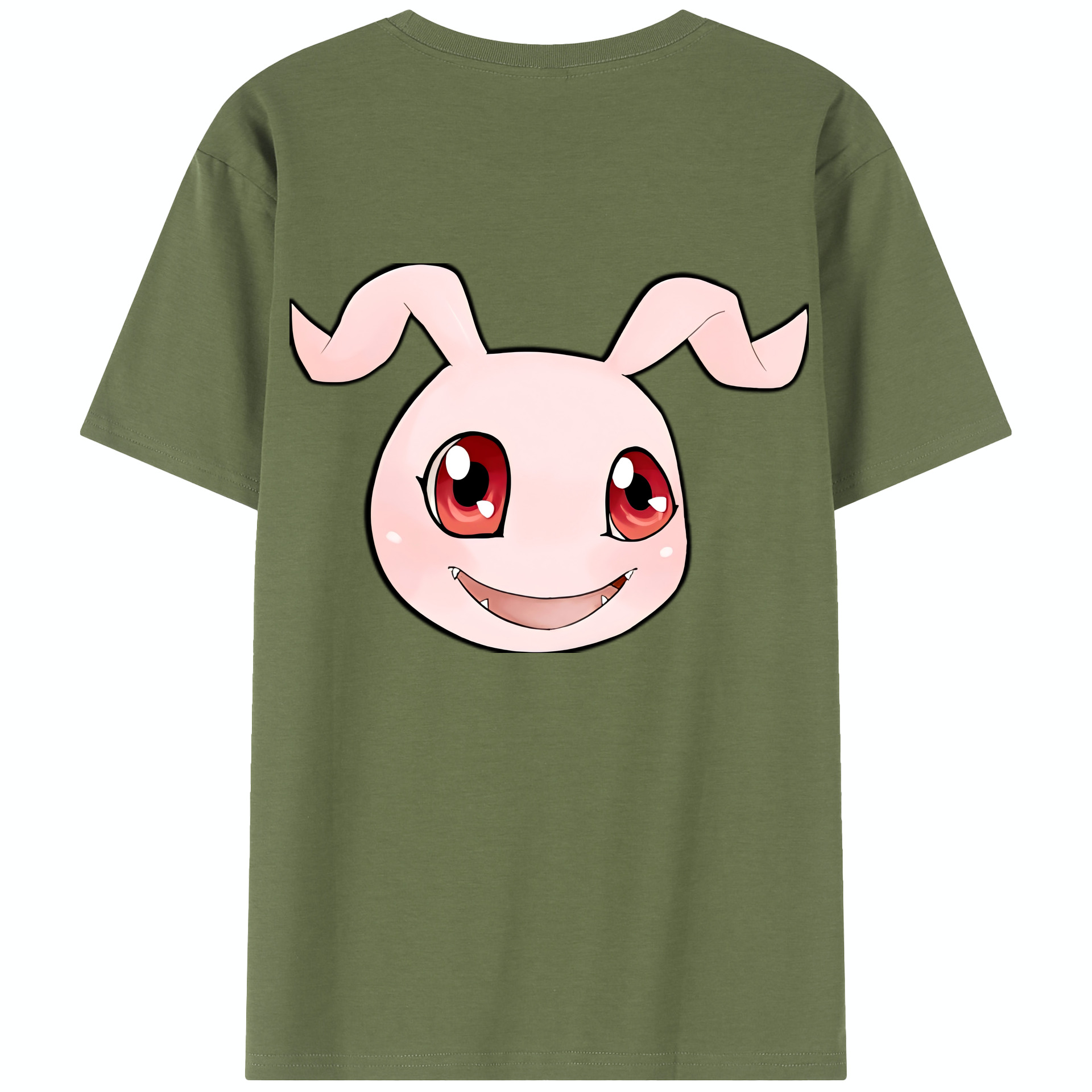 （画像用） Digimon デジタルモンスター/デジモン 綿100％半袖Tシャツ（背面プリント）